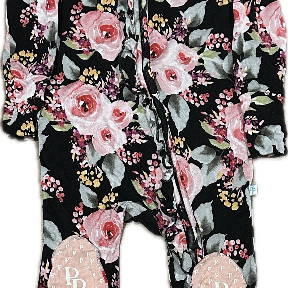 3-6 Posh Peanut Milana Ruffled Footie